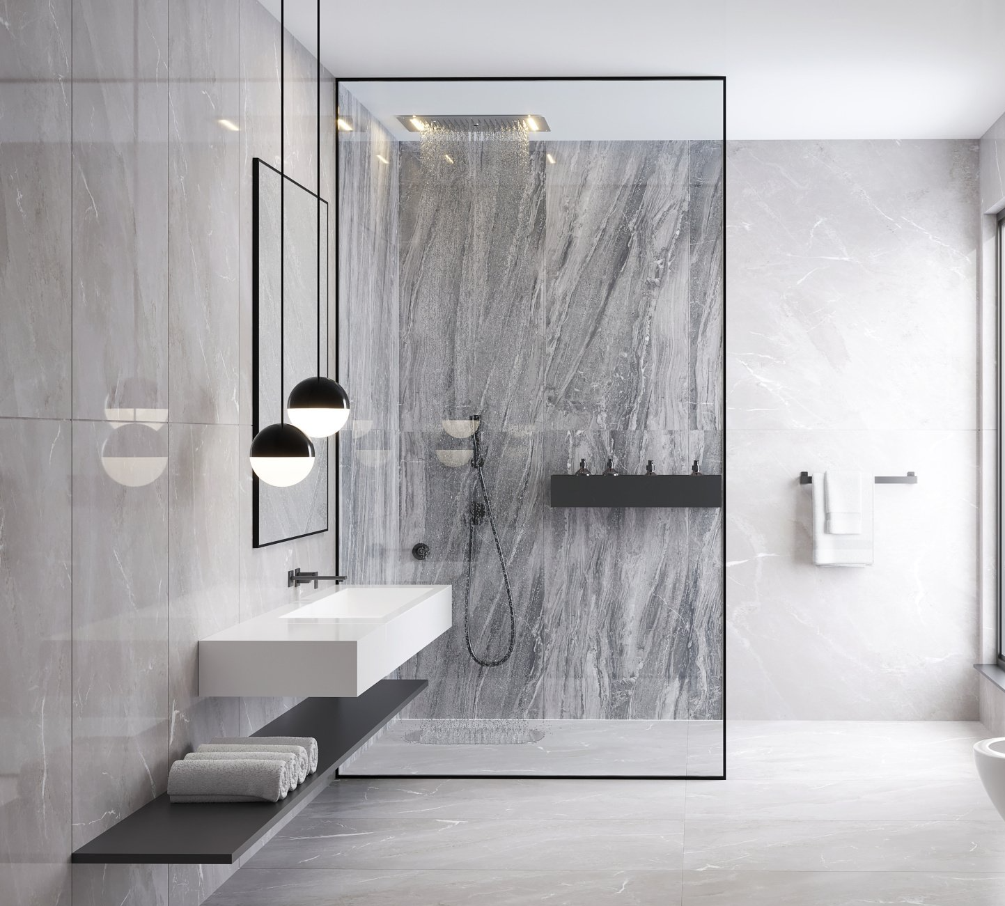bathroom shower installation Western MA