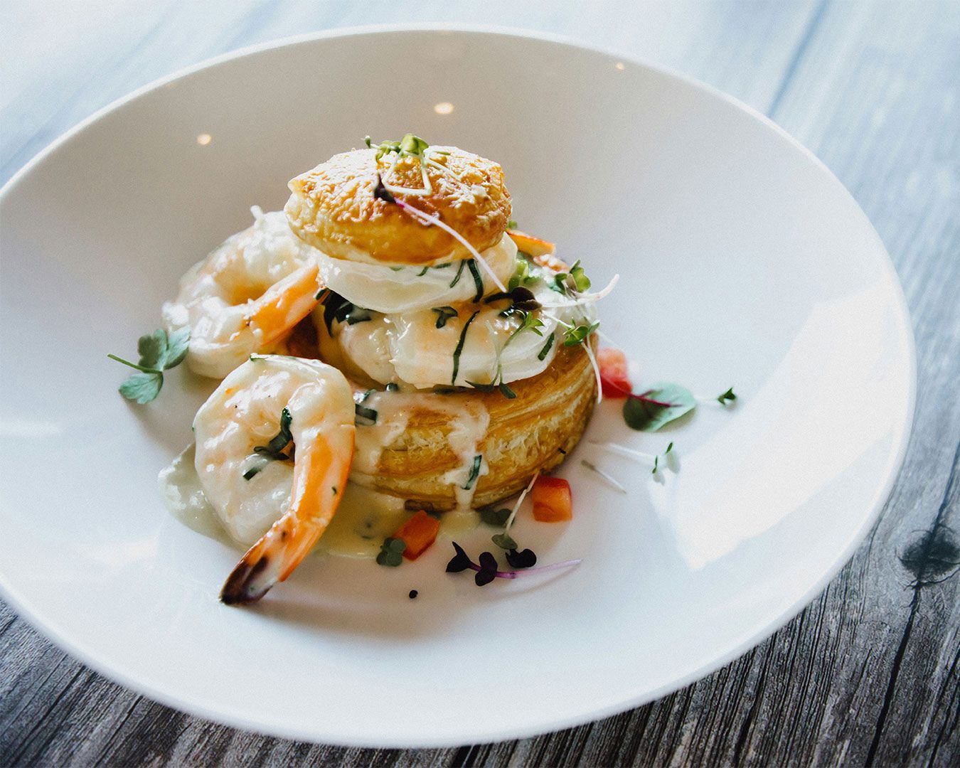 A visually stunning dish presented on a plate, with vibrant colours and textures, highlighting the care and creativity in its culinary presentation.