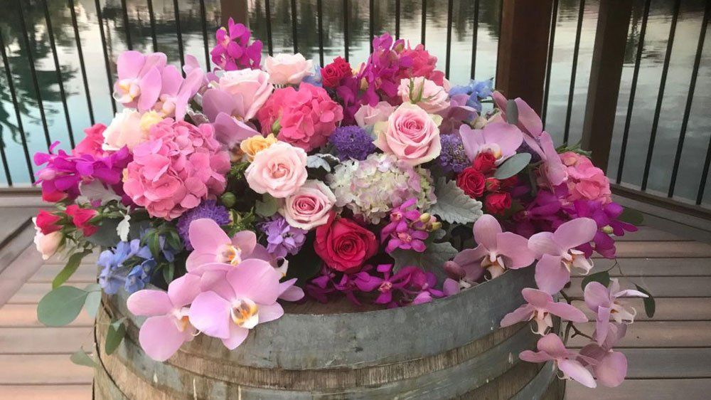 Flowers on A Barrel — Redlands, CA — Hockridge Florist