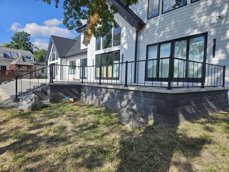 commercial deck installation