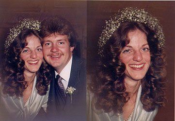 Example of photo restoration