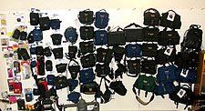 We have a huge selection of camera bags for any size camera system, from point and shoot to professional sizes.