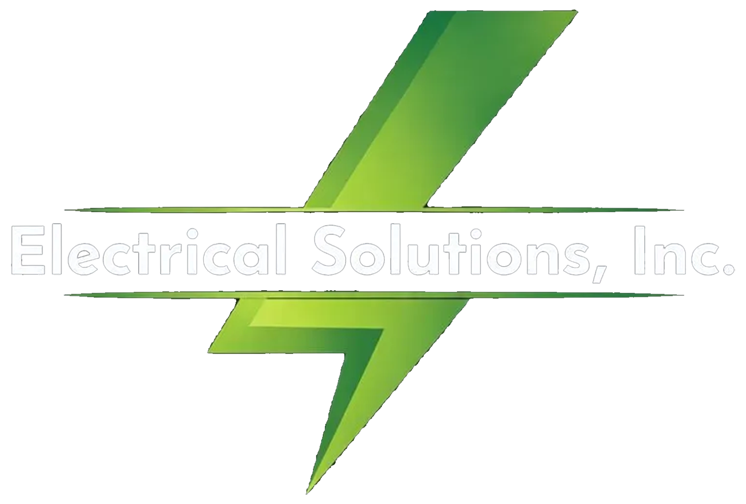 Green lightning bolt logo with the words "Electrical Solutions" on a dark background.
