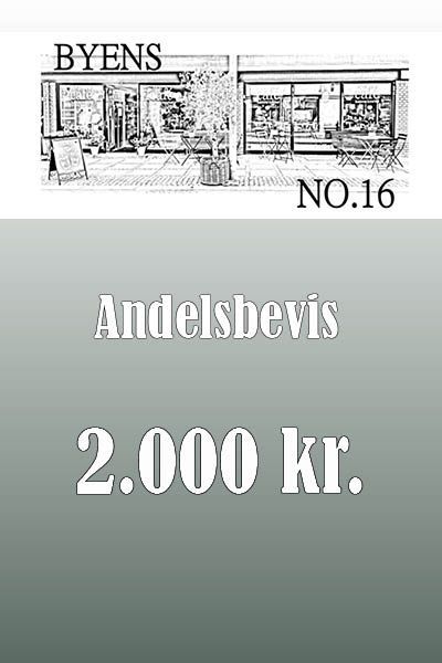 Andel 2.000 kr.