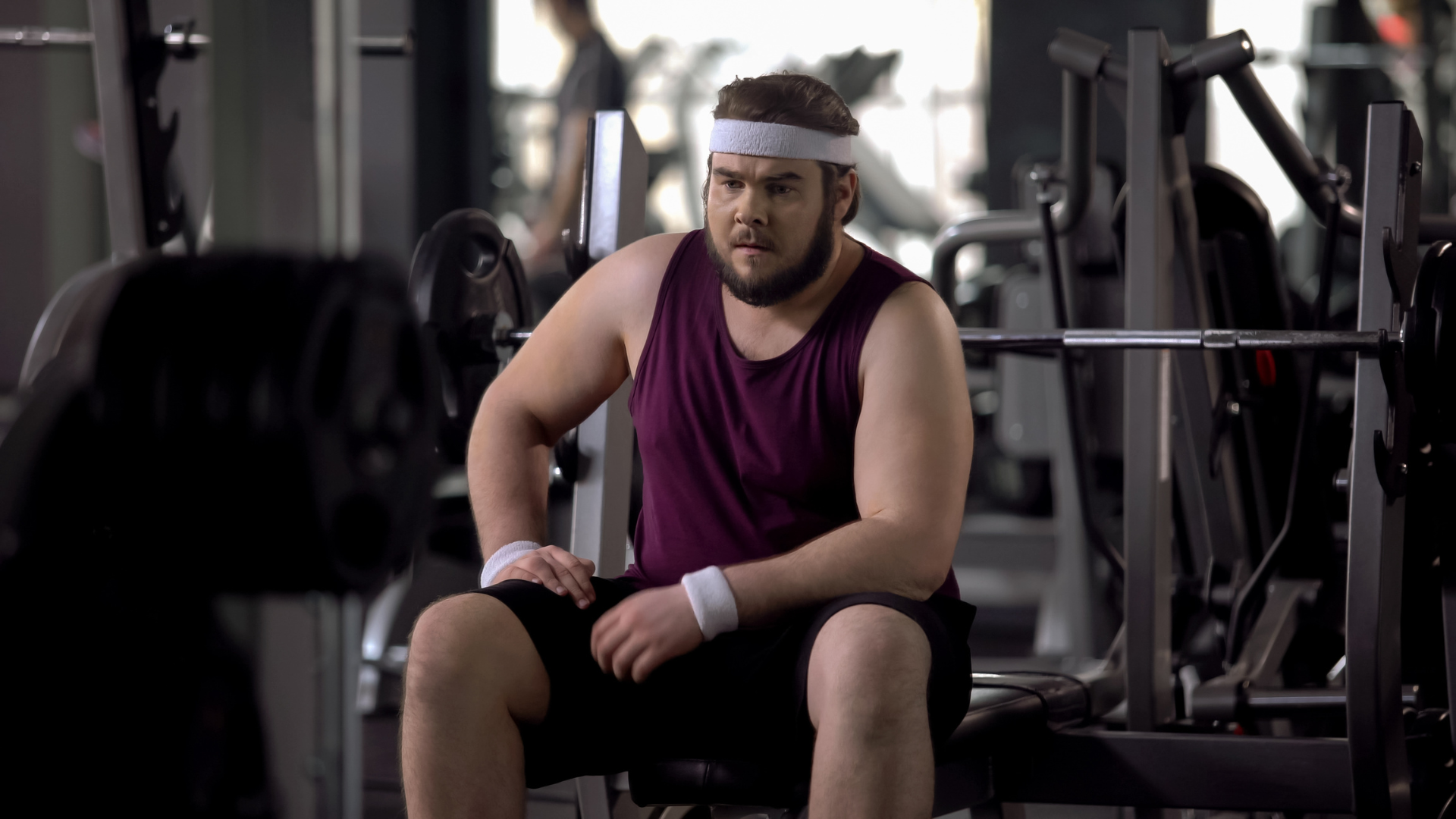 man exercising for weight loss