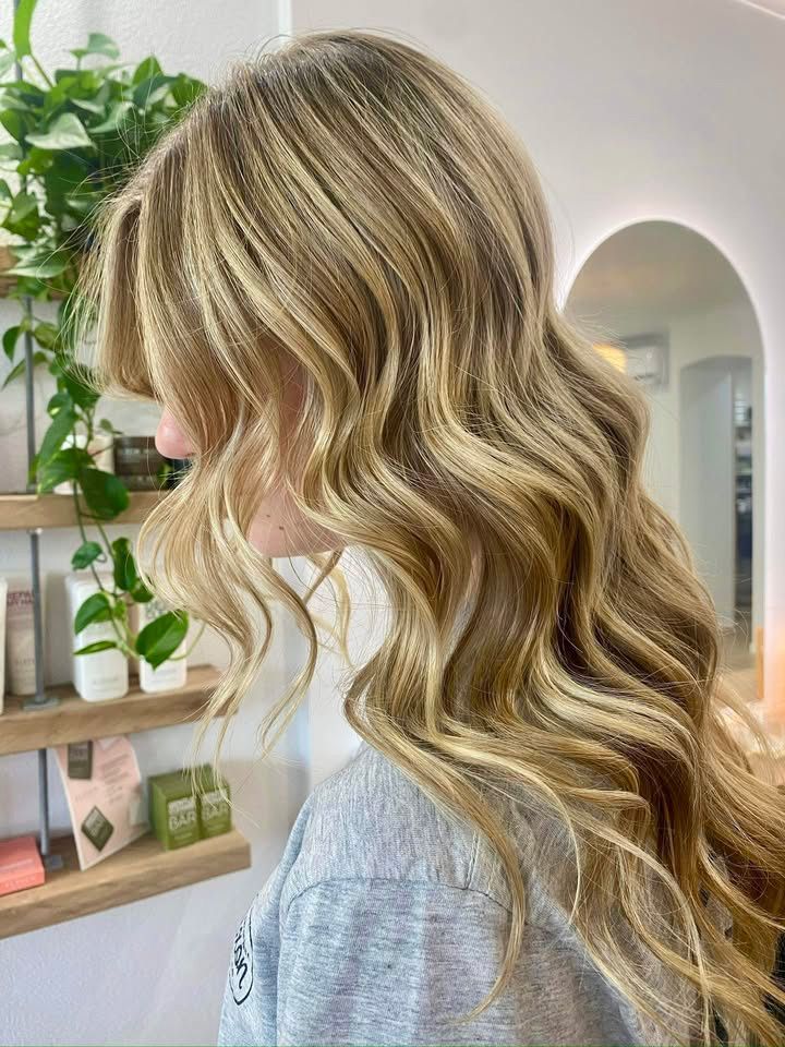 Hair After Balayage Colour Treatment