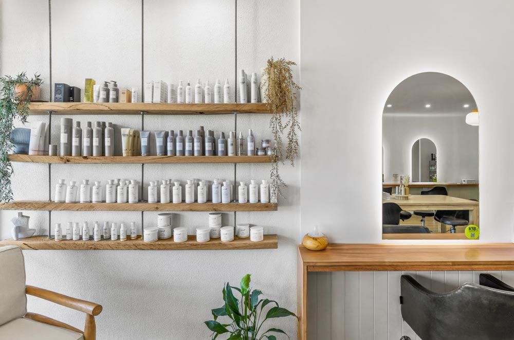 Shelf Of Hair Products