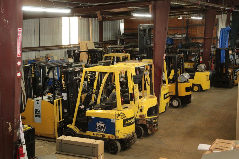 Yellow Forklift — Sanford, FL — Southern Storage Systems