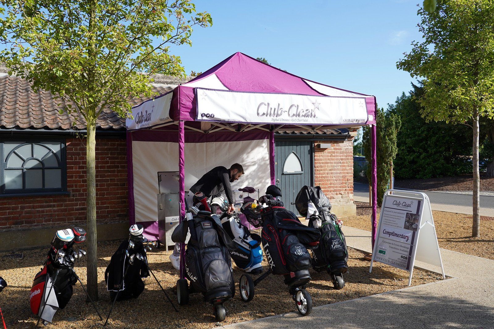 Corporate golf club cleaning service, Royal Norwich