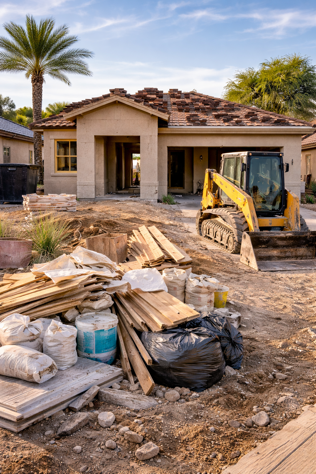 Construction dumpster rentals in Greater Phoenix