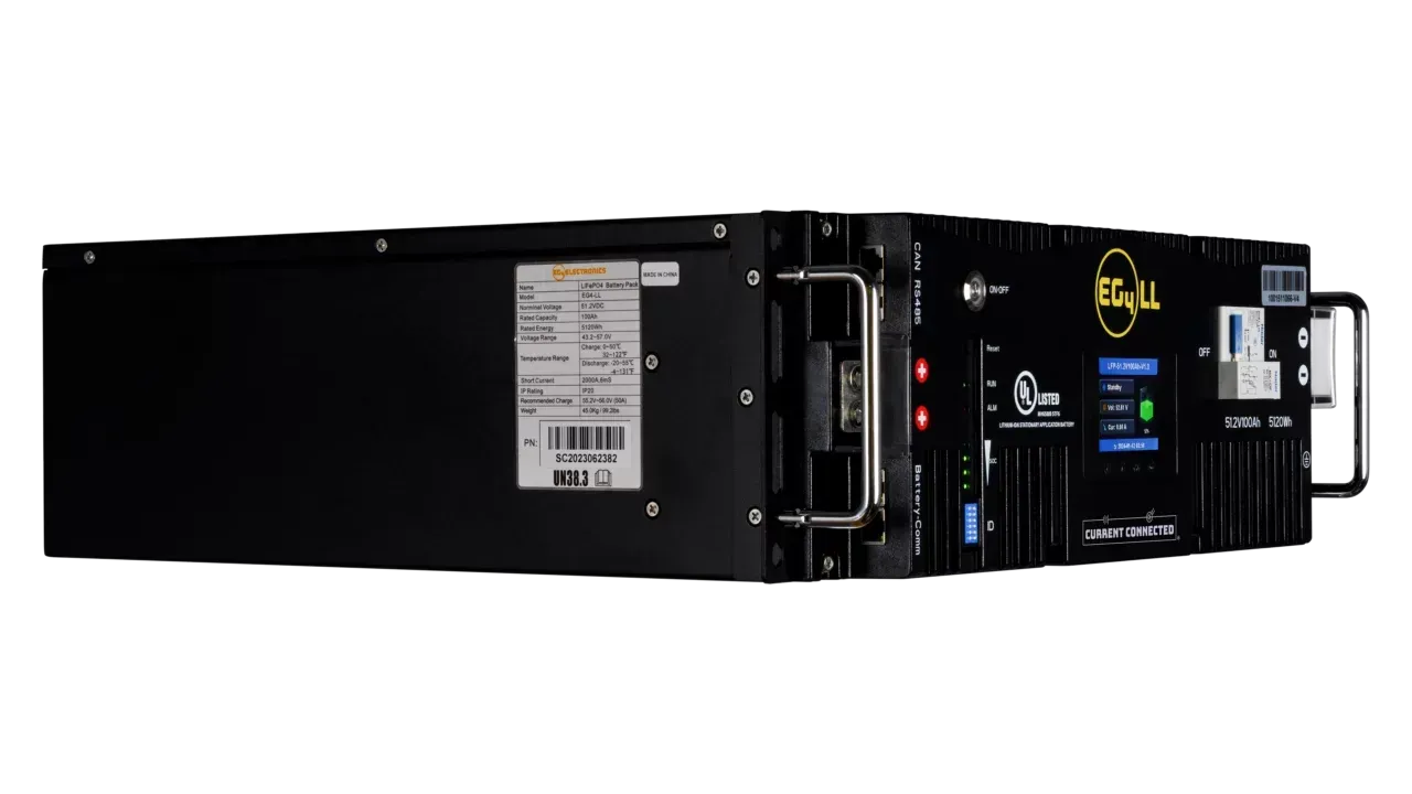 EG4 LL-S 48V 100Ah Server Rack Battery – UL1973, UL9540A