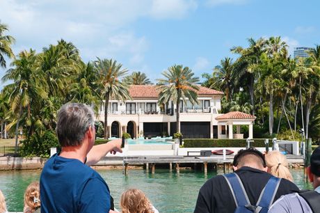 Celebrity Mansions seen on the Sightseeing Boat tour of Miami