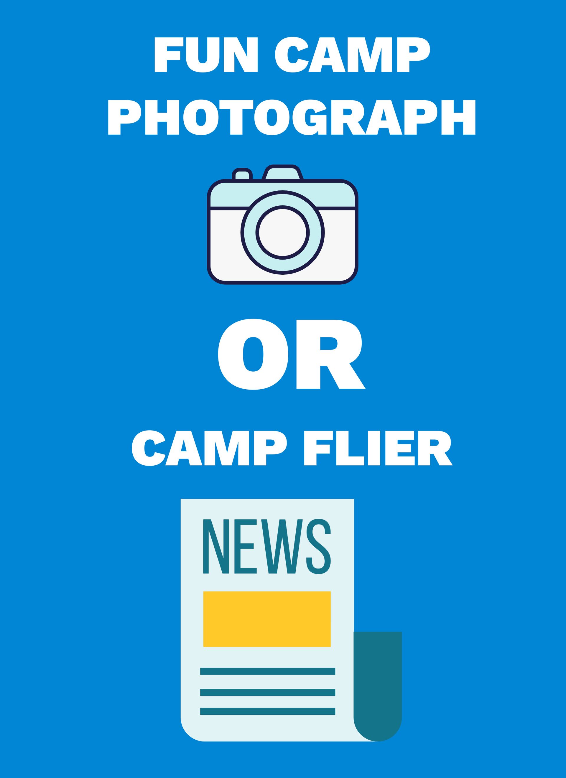 Blue graphic with text