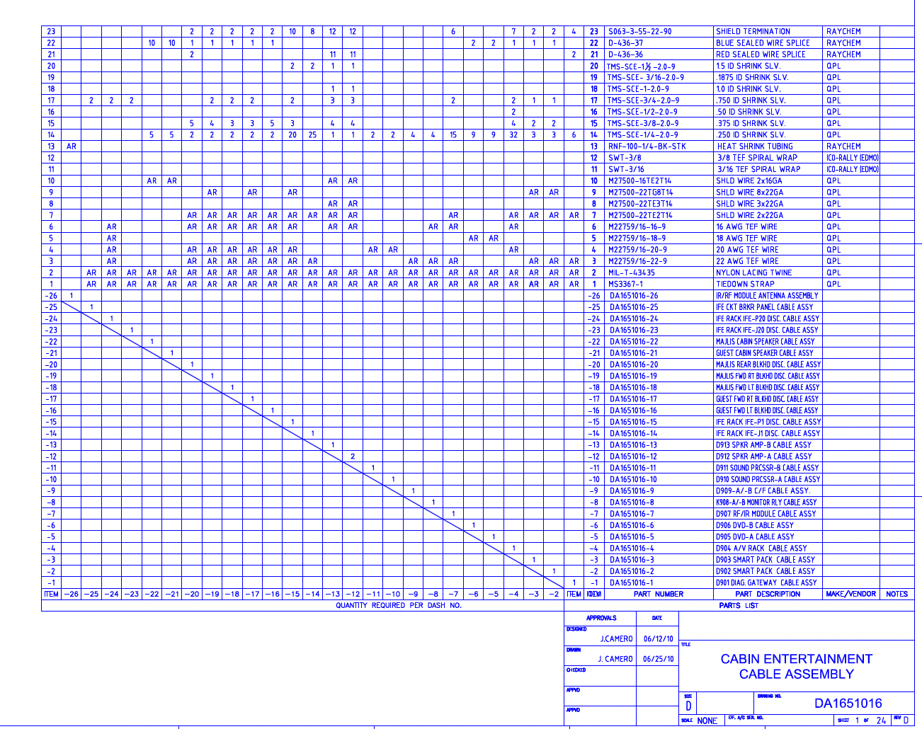 A blue and white drawing of a grid with a few lines going through it