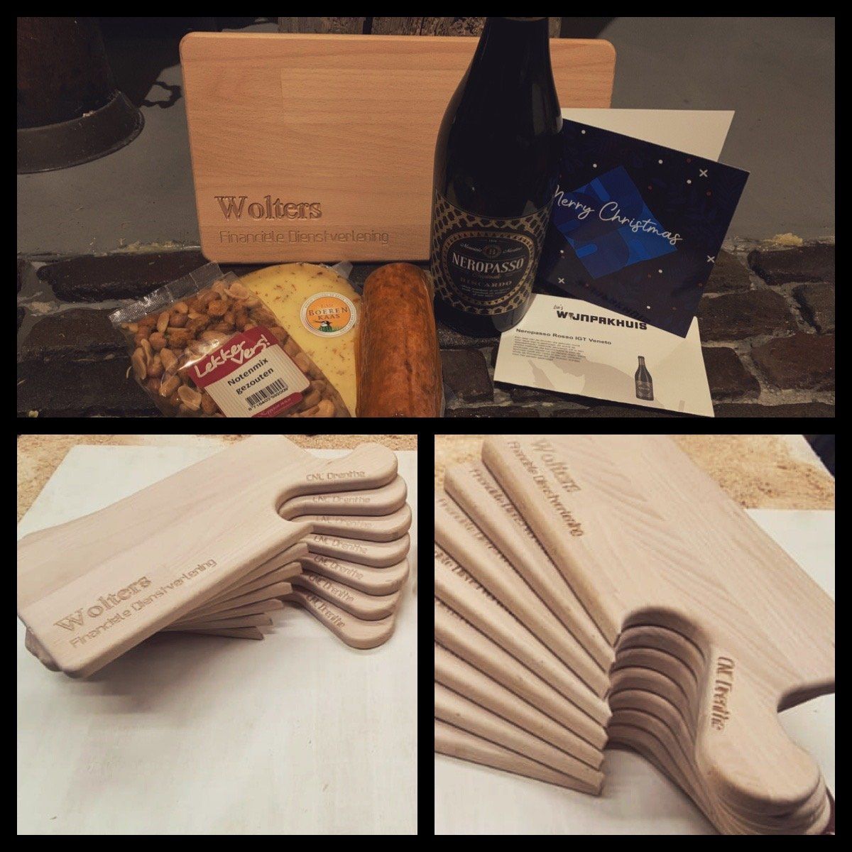 Gegraveerde serveerplank