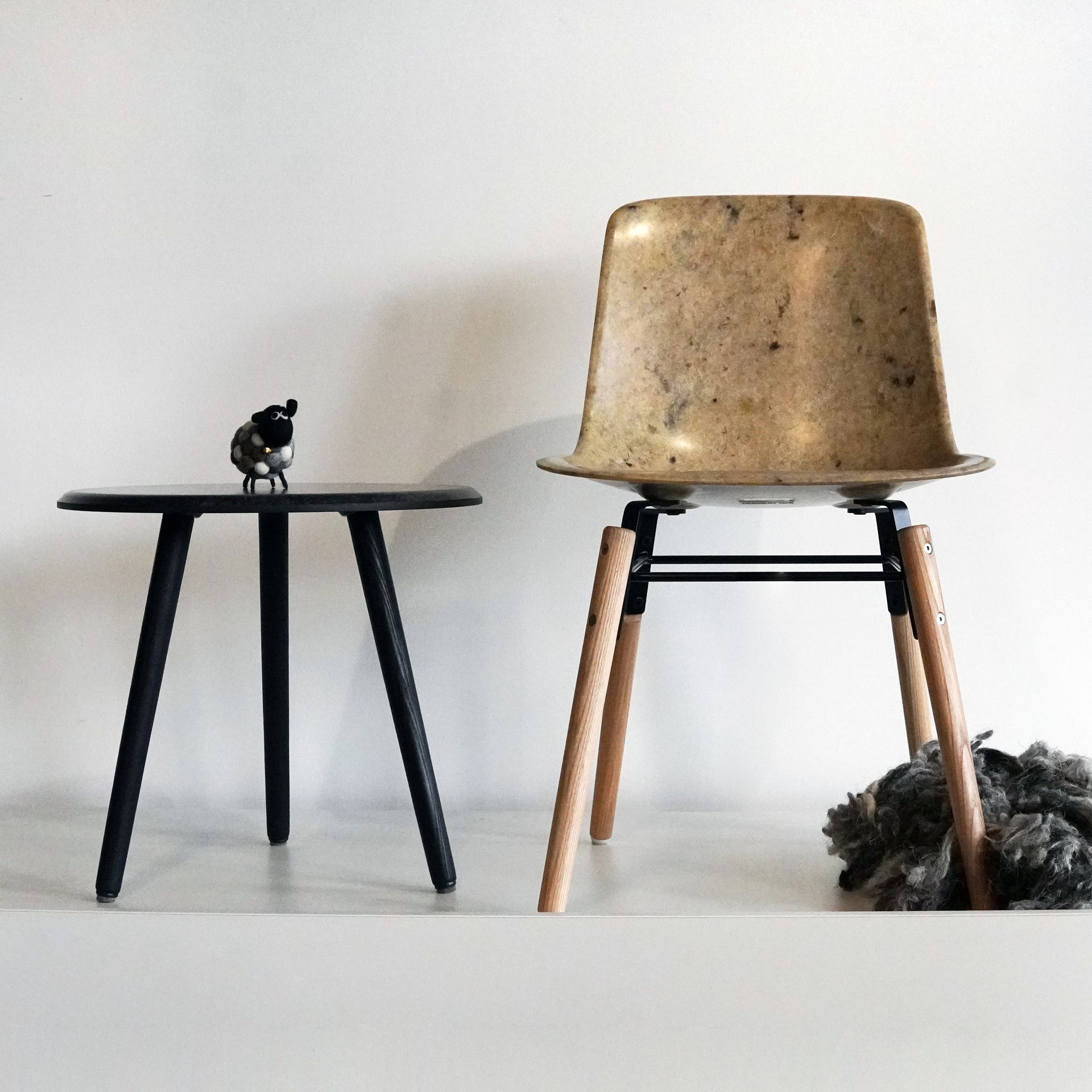Solidwool chair, photographed by freelance social media manager