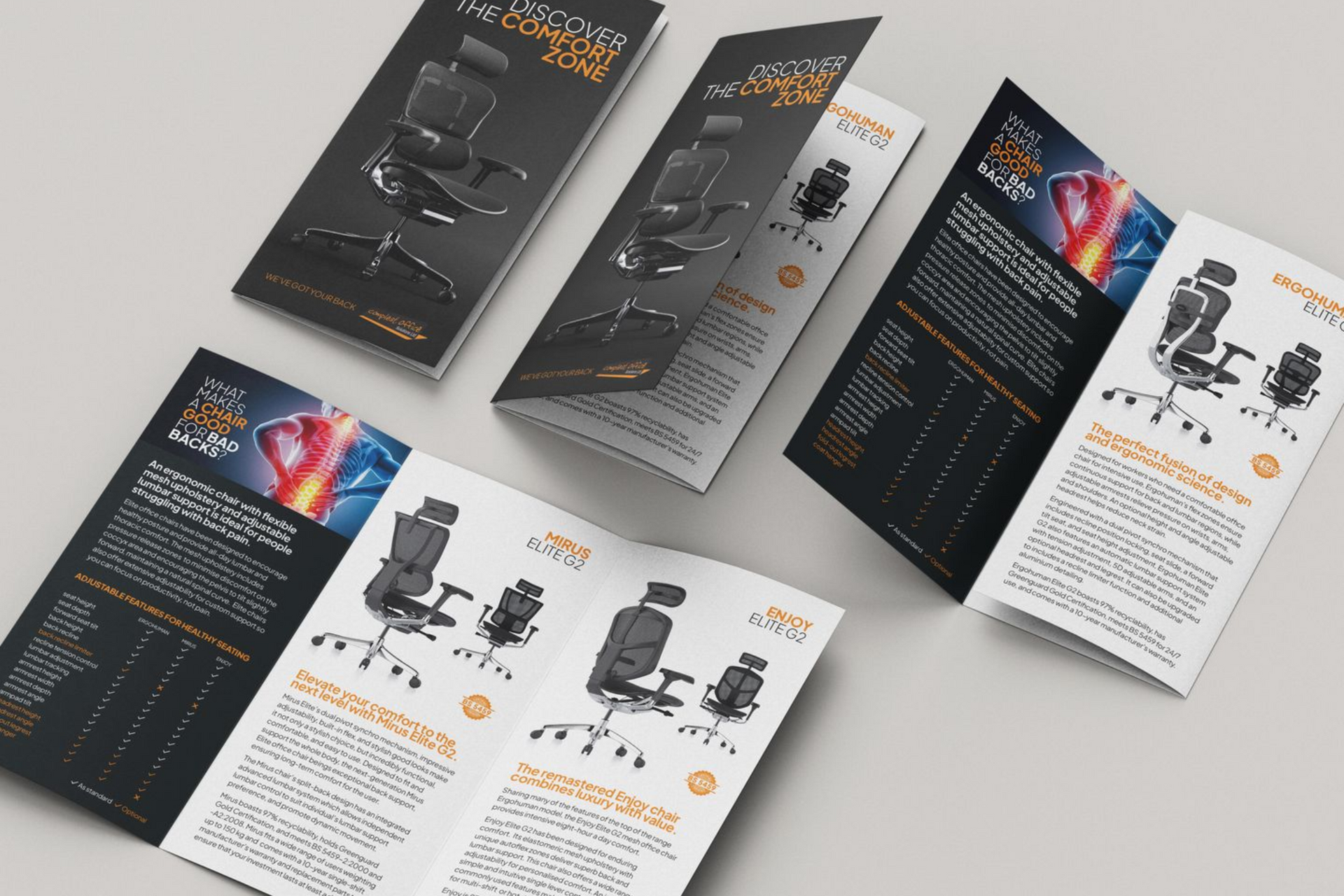 ComfortUK price list menu