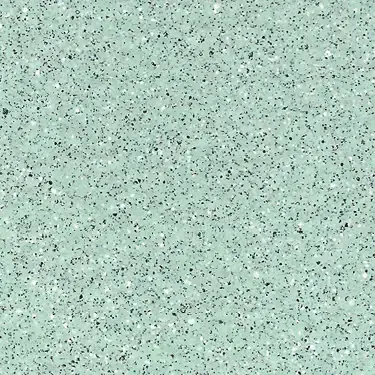 A close up of a mint green granite counter top.