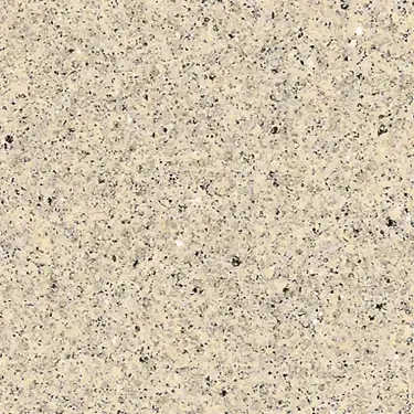 A close up of a white granite counter top