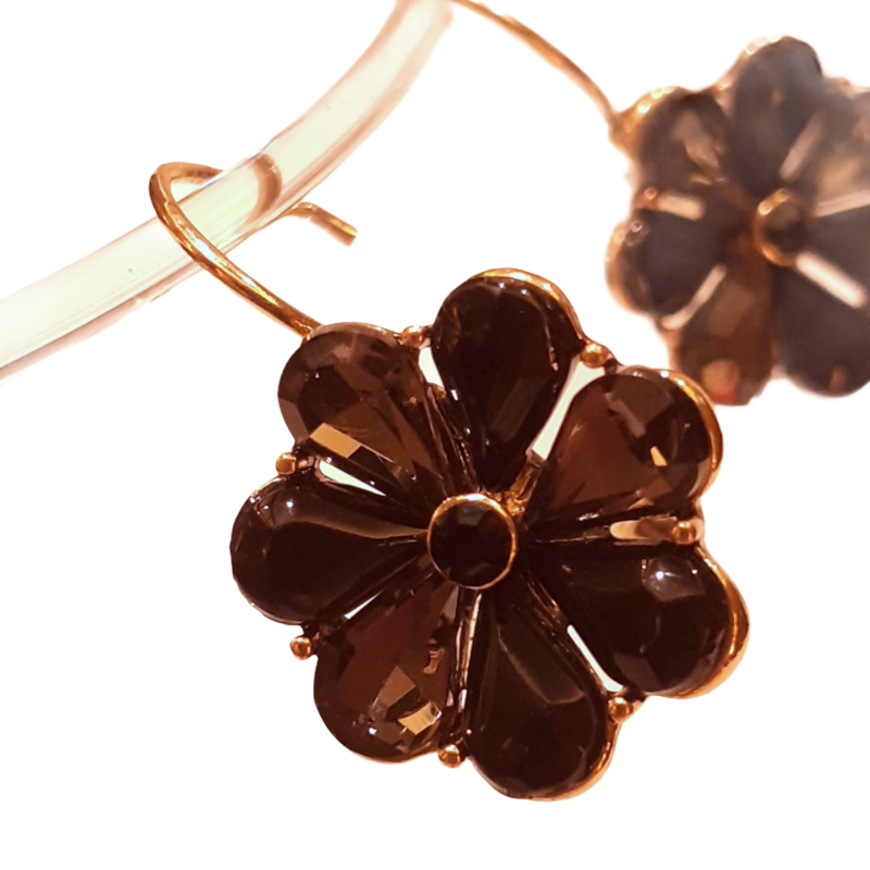 orecchino pendente fiore