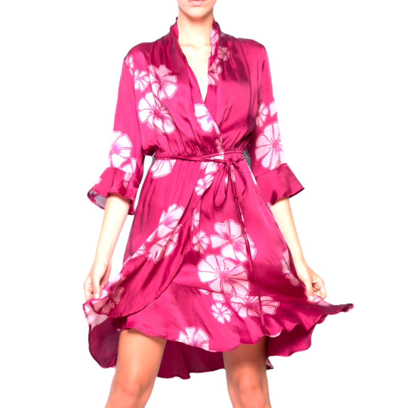 Abito a fiori in bamboo