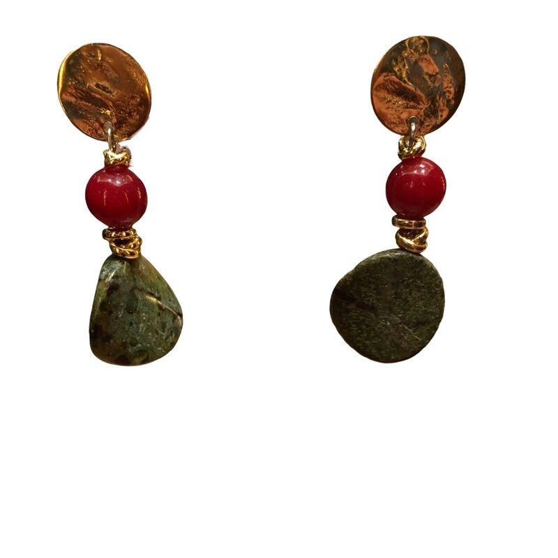 orecchini pendente con pietre