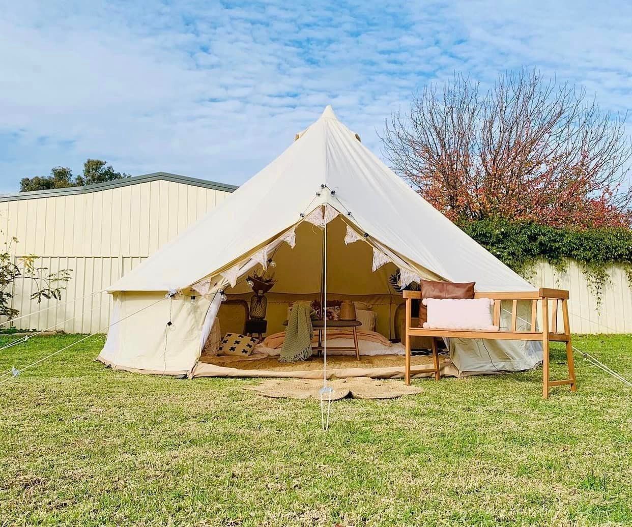 Joyous Group of Children under Colorful cloth — Sweet Parties & Braids in Tatton, NSW