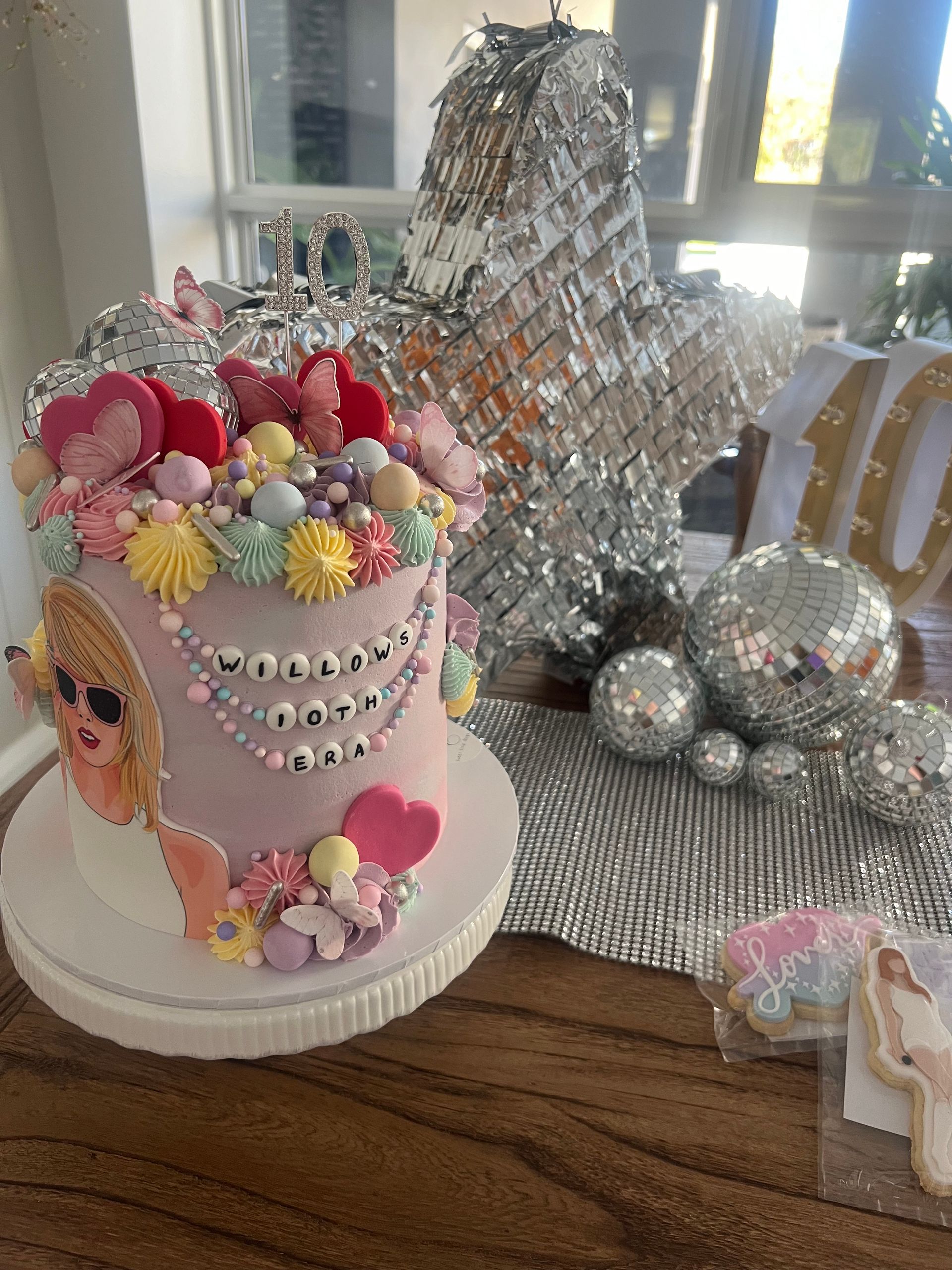 Birthday Cake and Decorations — Sweet Parties & Braids in Tatton, NSW