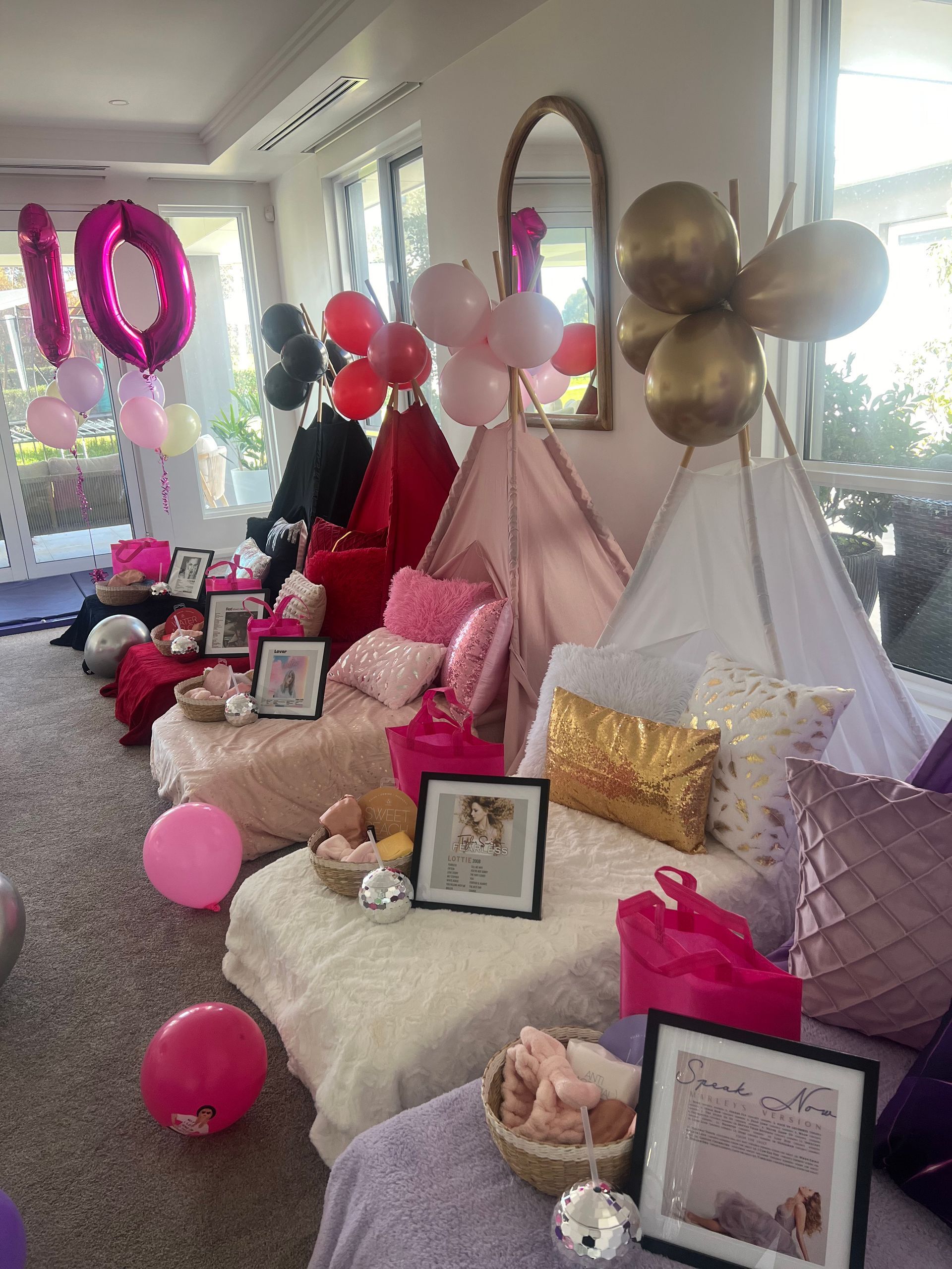10th Birthday Party Set Up — Sweet Parties & Braids in Tatton, NSW