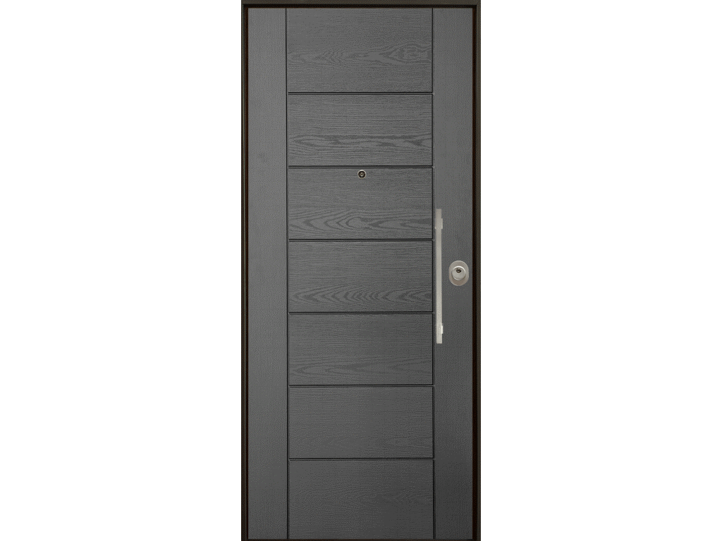 porte blindate vendita e manutenzione a Milano grigie