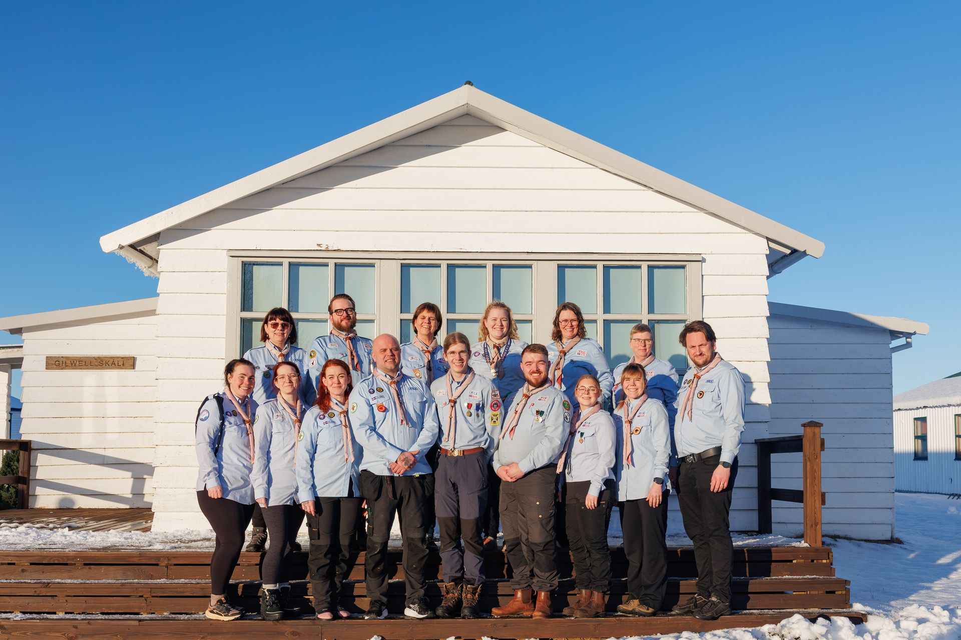 ný útskrifaðir gilwell skátar
