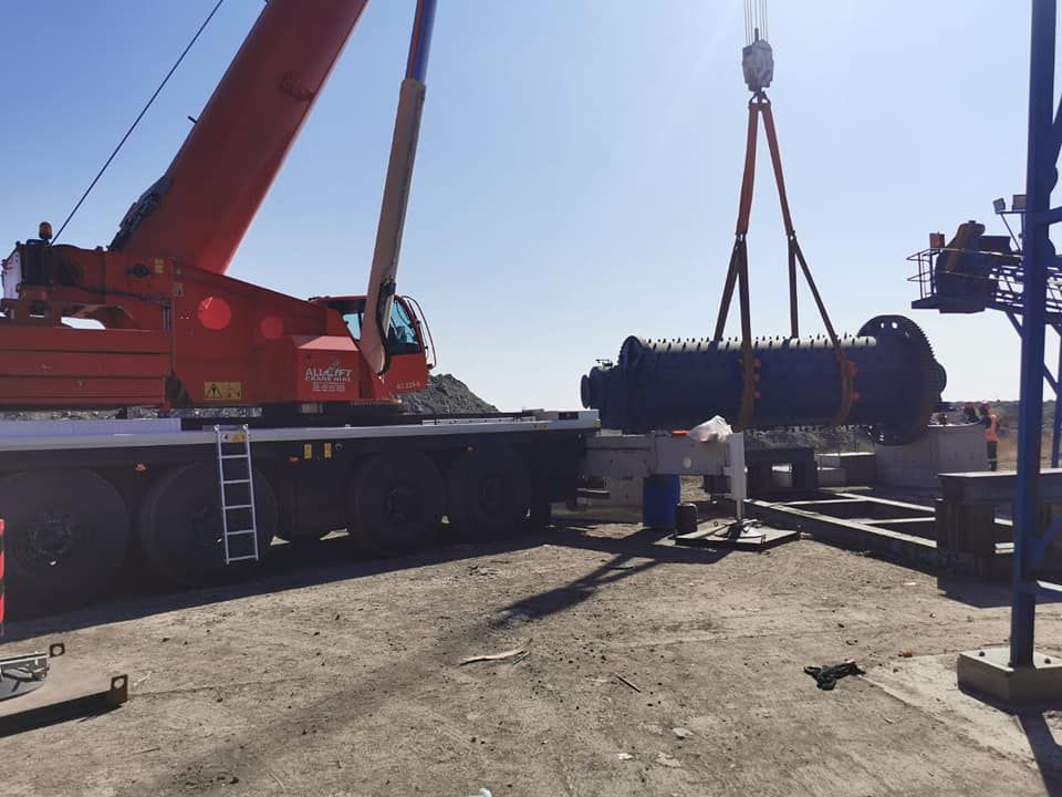 A Large Crane Is Lifting A Large Object In The Air — All Lift Cranes In St Georges Basin, NSW