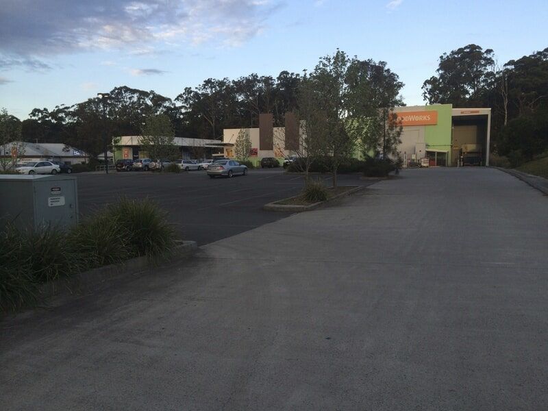 Concrete Driveway into Complex — Elmac Plant Hire In Taree