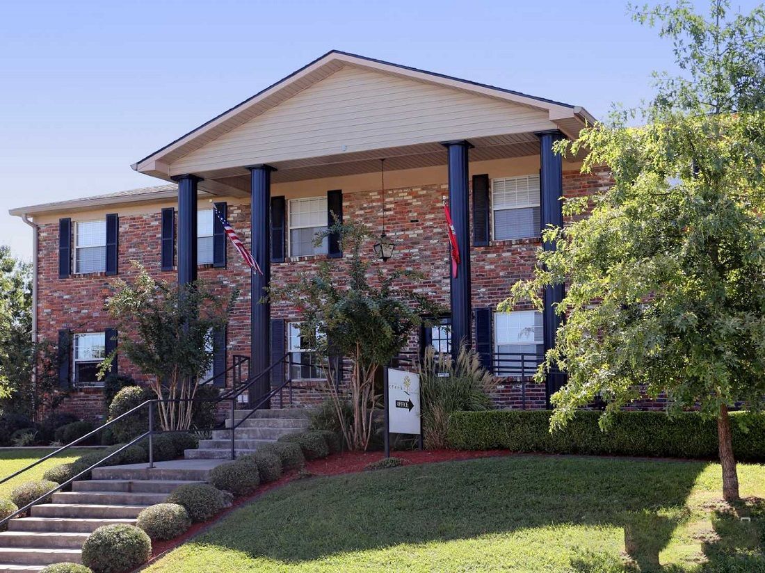 apartment building entrance