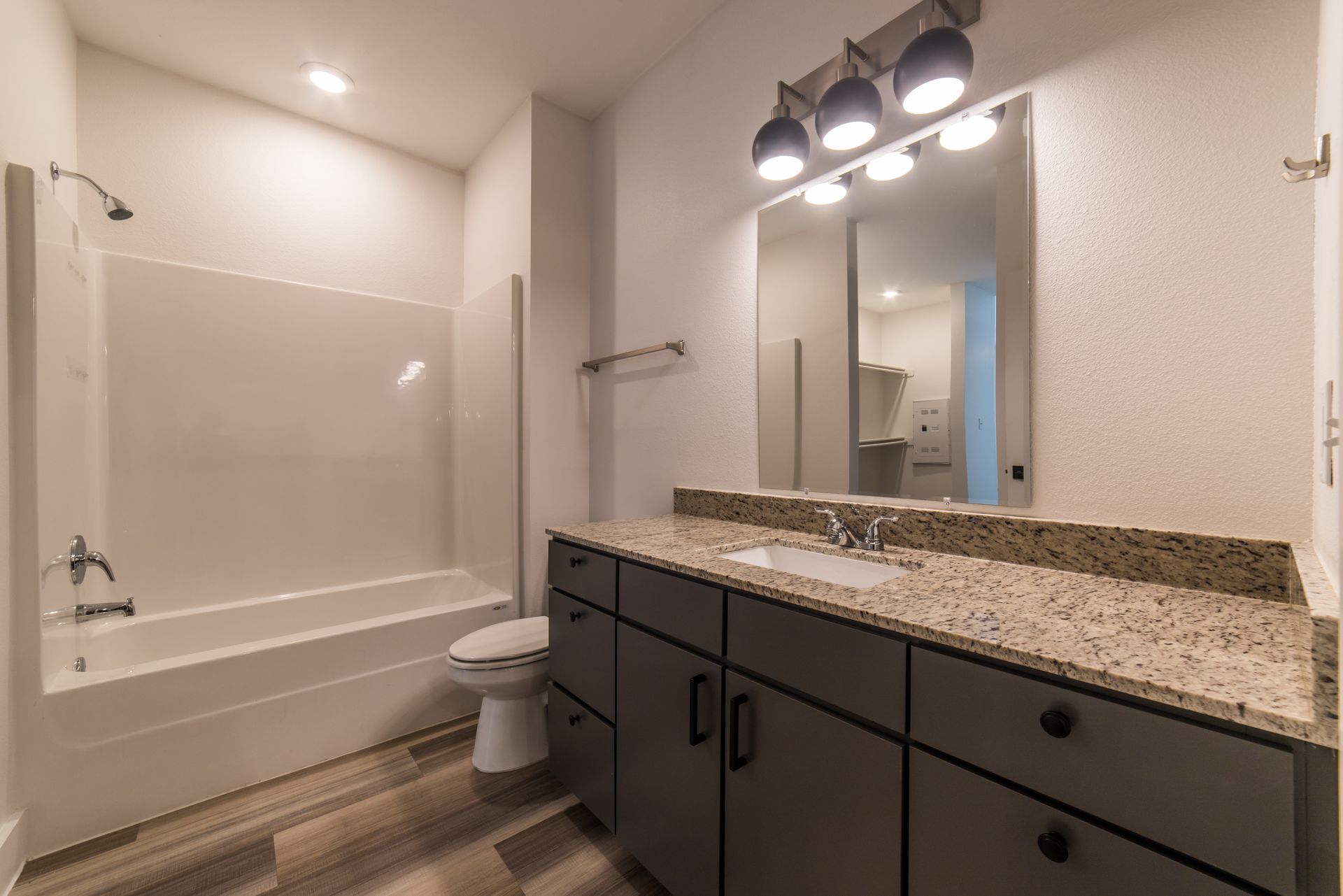 apartment updated bathroom