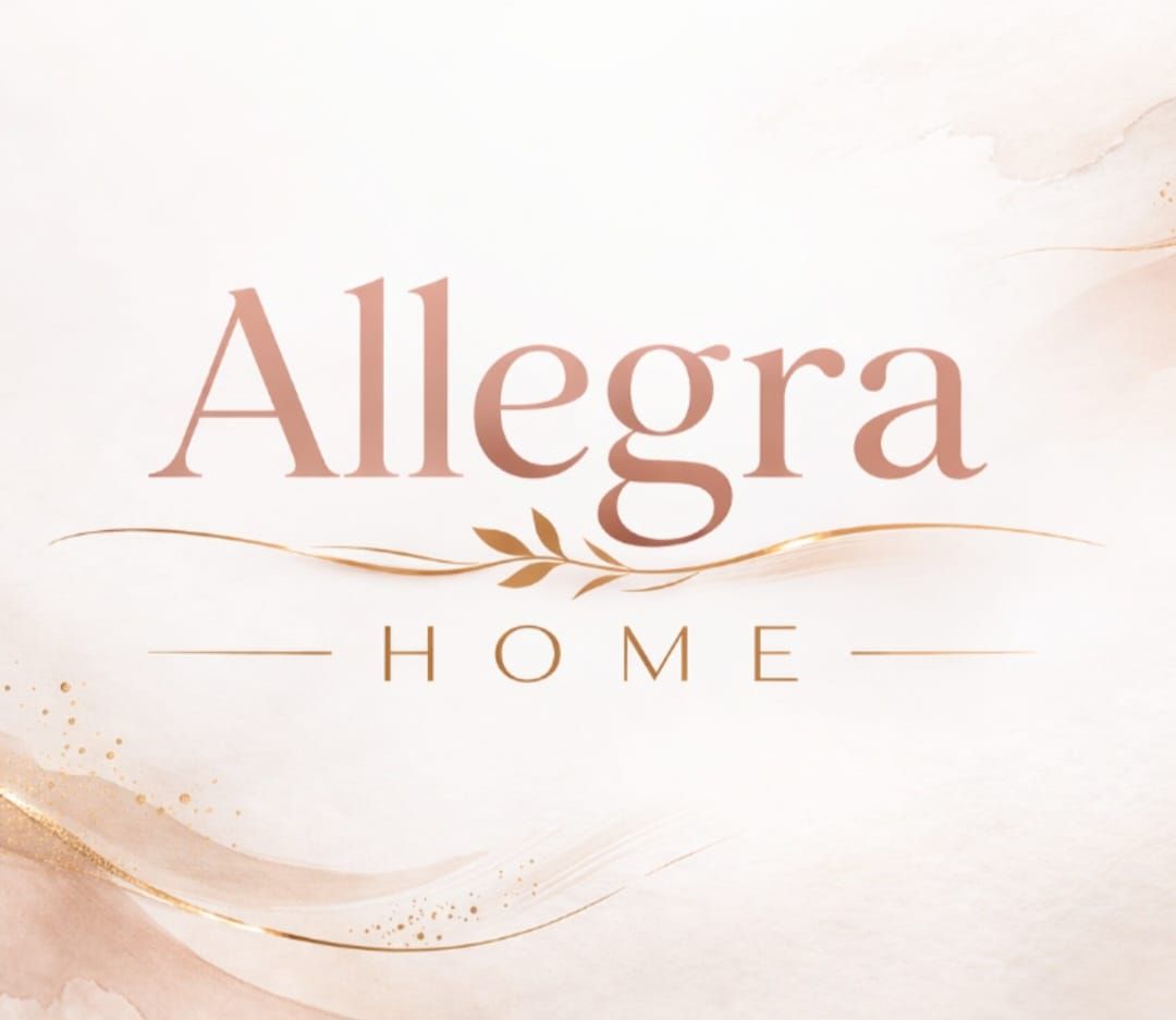 Elegante logotipo para Allegra Home en tipografía serif