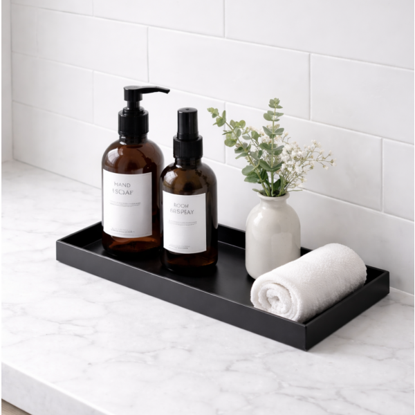 Bandeja mdf negra 38*18