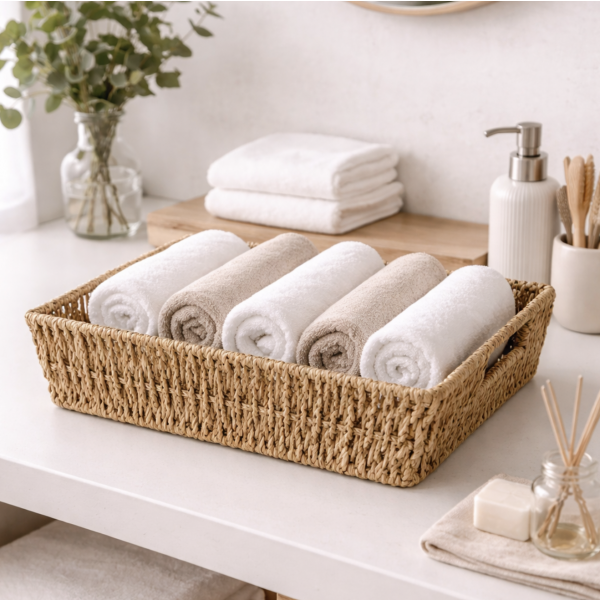 Bandeja rectangular con manija 43*30*10