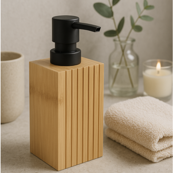 Dispenser de jabon wood