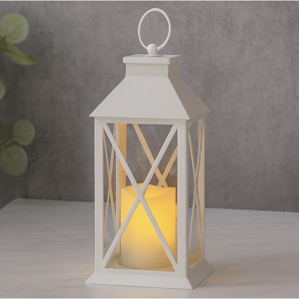 Fanal a pila Cruz blanco