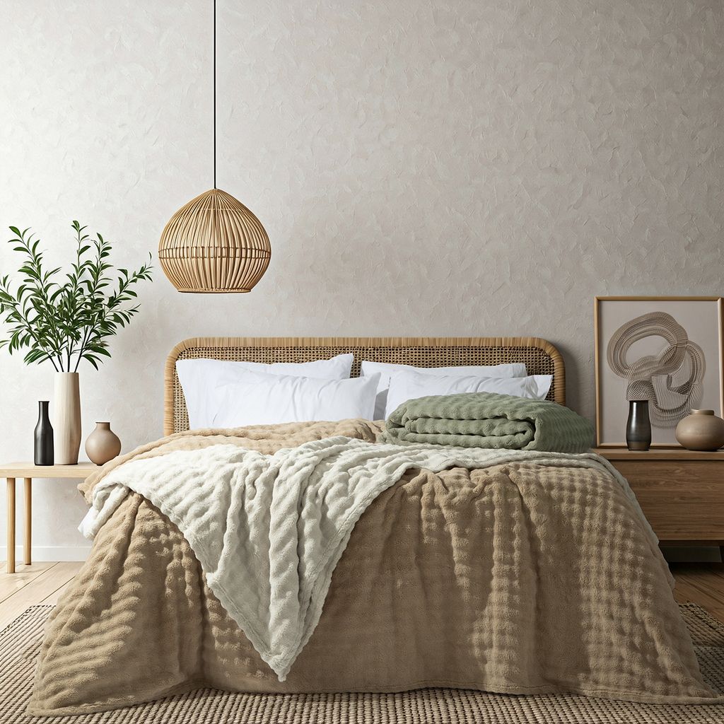 Frazada Bariloche 2 Plazas Queen