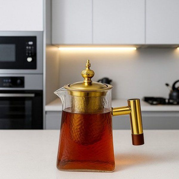 Tetera vidrio con infusor dore 750 ml