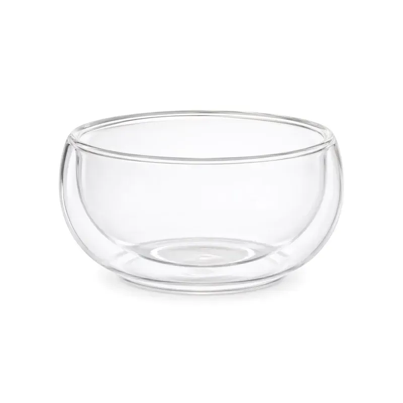 Recipiente Bowl de Vidrio Moderno Doble Pared 350ml