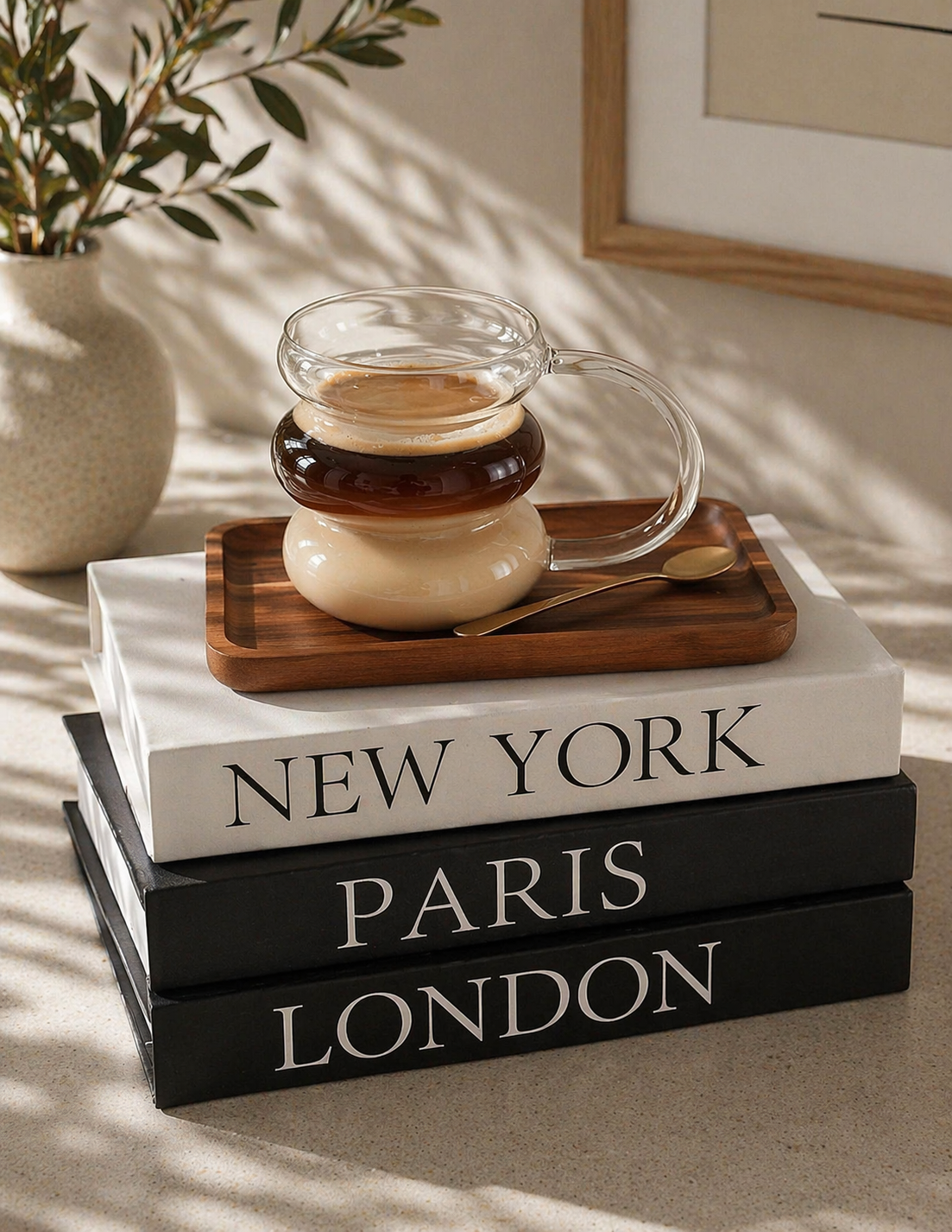 Libro de carton decorativo white