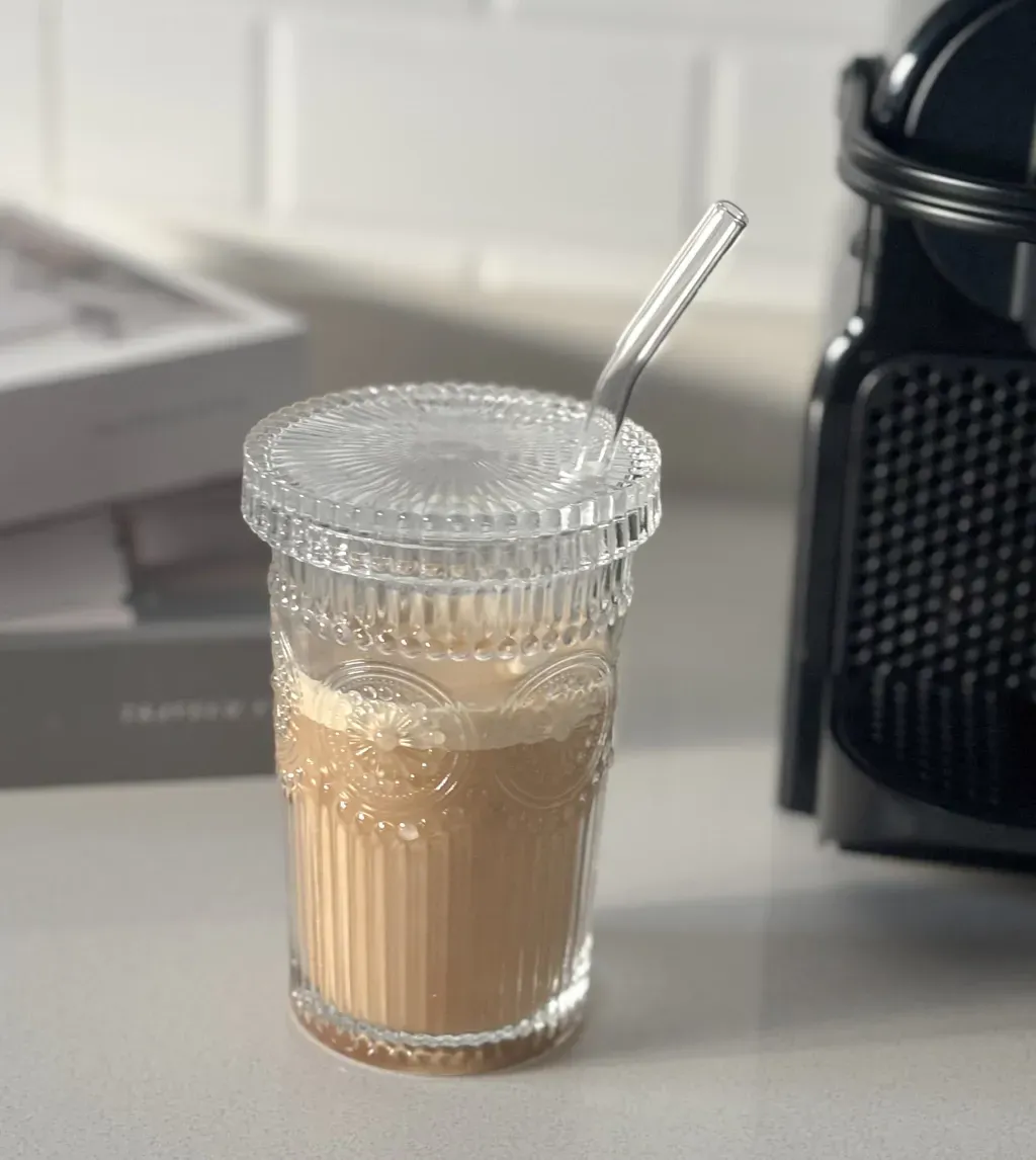 VASO TOTAL VIDRIO IBIZA CON SORBETE