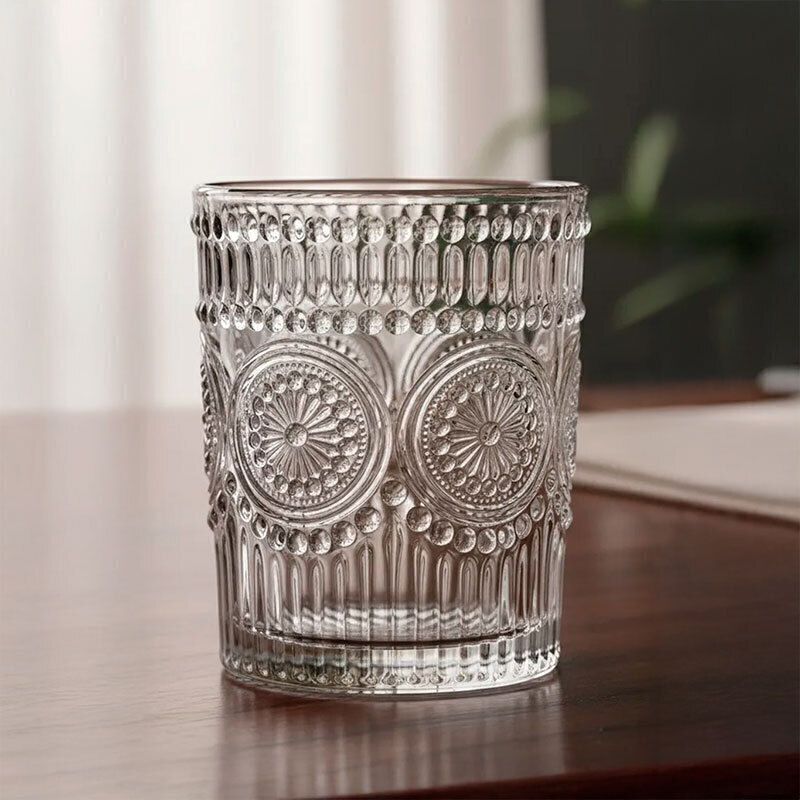 Vaso de Vidrio Sunflower 250ml En Caja x6 U