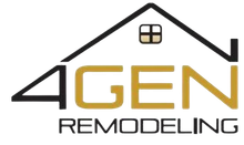 A logo for a company called 4gen remodeling
