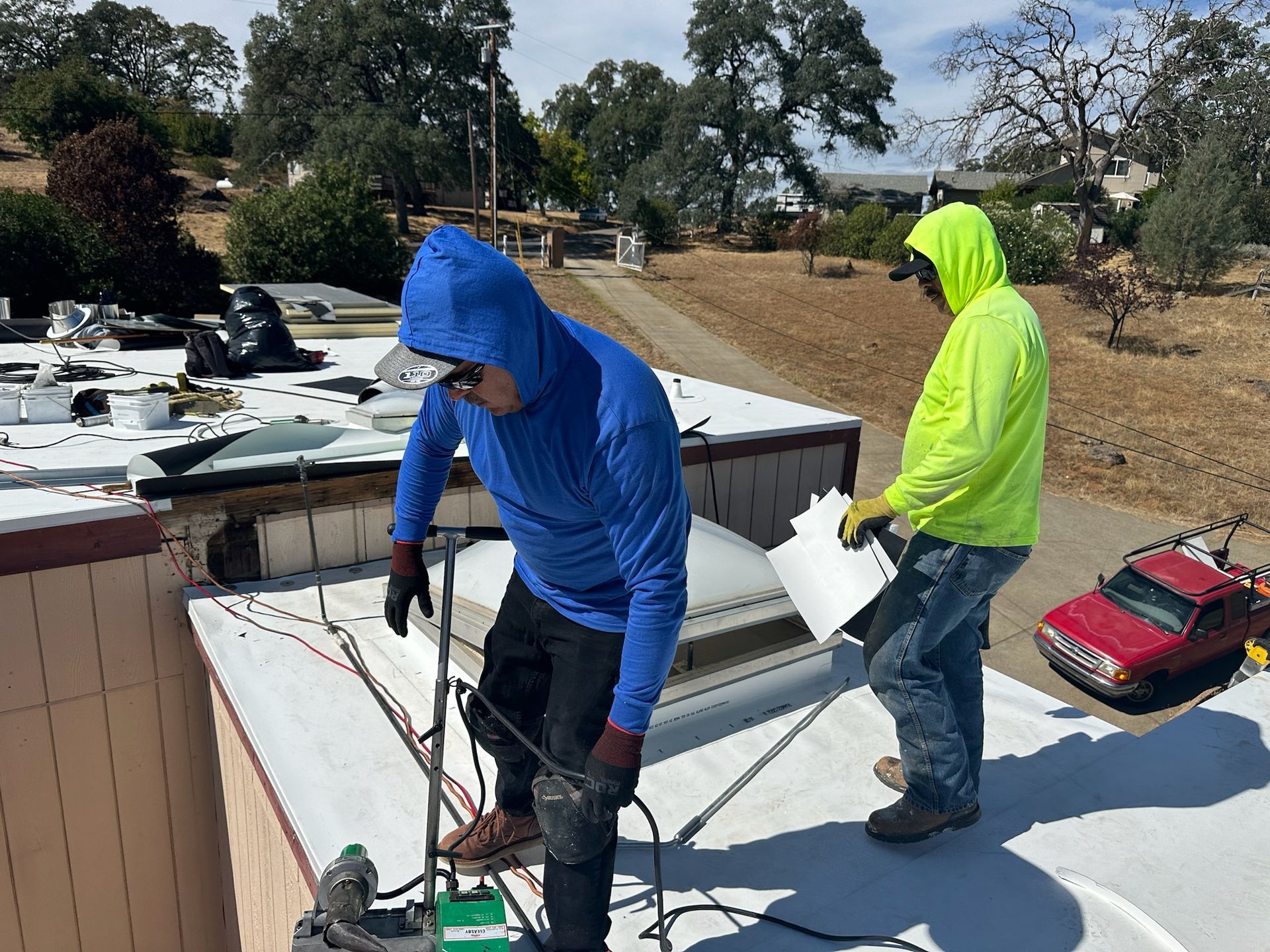 Emergency Repair on commercial roofs