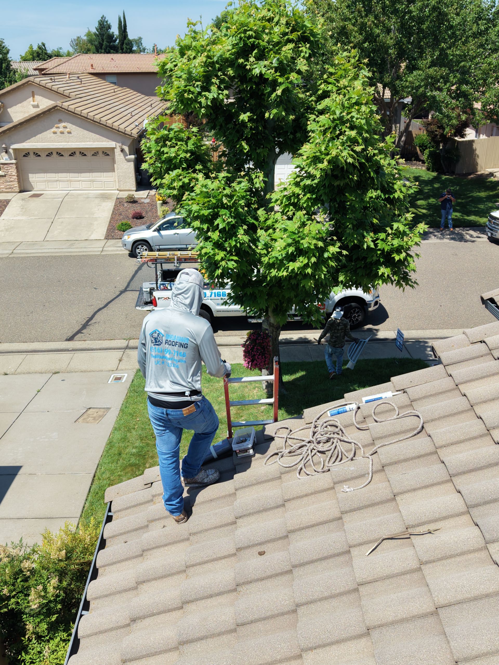Roof maintenance in residential home folsom