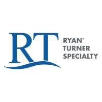The logo for ryan turner specialty is blue and white.